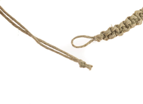 BlueRica Hemp Anklet with Fimo Flowers...