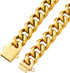 Walking Collar with Dog Tag Design Secure Buckle Cuban Link Chain Collar Heavy Duty Chew Proof for Medium Large Dogs...