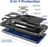 for Galaxy A20 Case with Screen Protector,for Galaxy A30 Case,Shockproof Drop Test Cover with Car Mount Kickstand Lightweight Protective Cover for...