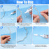 B-7000 Glue Clear for Rhinestone Crafts, Jewelry and Bead Adhesive B7000 Semi Fluid High Viscosity Glues for Clothes Shoes Fabric Cell Phones Scre...