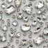 TANOSII Sew on Rhinestones 100 PCS Mixed Shapes Glass Rhinestones Sew on Crystal Gems Mental Flatback with Silver Claw for Jewelry Crafts Clothes ...