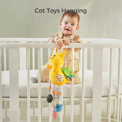 TUMAMA Dinosaur Hanging Rattle Toy, Car Seat Stroller Crib Mobile Toy for 3 6 9 12 Months Boys, Girls Newborn Infants Toddlers...