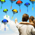 10 Pcs Parachute Toy,Tangle Free Throwing Parachute Toys,Outdoor Toss It Up Flying Toys for Kids,5 Colors...