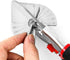 Multi Angle Miter Shear Cutter Hand Tools,45-135 Degree Adjustable Angle Scissors Trim Shears Tools for Vinyl Wood Molding Trim, 2 Extra Spare Bla...