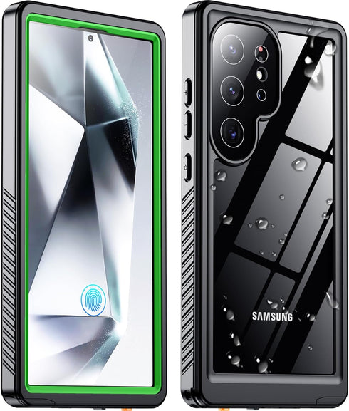 Designed for Galaxy S24 Ultra Case Waterproof, Built-in Screen Protector Full Protection Heavy Duty Shockproof Anti-Scratched Rugged Case for Sams...