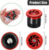 10 Pieces Variable Arc Nozzle, Replacement Pop-up Sprinkler Heads Compatible with Most of Adjustable Pop Up Sprinklers Spray Head for Garden Lawn ...