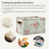 Floral Flower Rose Pattern Storage Bin Kids Women Foldable Compressible Organizer Storage Cube with Handle Storage Basket Box for Closet Shelves 1...