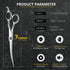 7.0" Curved Dog Grooming Scissors Professional Curved Scissors for Pets 6CR Stainless Steel Pet Grooming Scissors with Safe Round Tips,Pets Groomi...