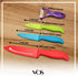 Vos Ceramic Knife Set with Peeler, Ceramic Knives Set For Kitchen, Ultra Sharp Kitchen Knife Set with Covers, 3" 4" 6" Paring, Utility & Chef Knif...