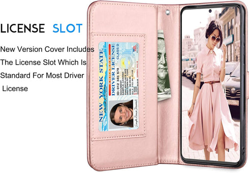 Tekcoo Galaxy S20 Plus Case, Galaxy S20+ Wallet Case, Luxury PU Leather Cash Credit Card Slots Holder Carrying Folio Flip Cover [Detachable Magnet...