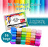 36 Color Air Dry Foam Clay for Sculpting and Cosplay Set - Ultralight, Soft, and Pliable Air Dry Modeling Clay Clay Foam for All Ages - Safe and N...