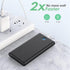 Portable Charger, 2-Pack 20000mAh Power Bank Ultra Slim Fast Charging External Battery Pack with Dual USB Outputs Compatible with iPhone 13/12 Pro...