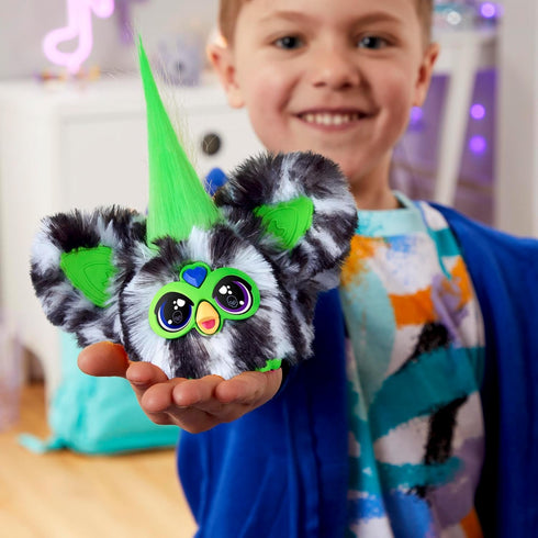 Furby Furblets Fierce & Fabulous 2 Pack, Greenie-Meanie & May-May with 45 Sounds Each, Electronic Plush Toys for Girls & Boys 6 Years & Up, Green/...
