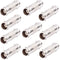 BNC Female to Female Connector 10- Pack BNC Coupler for CCTV Security Camera Adapter Extender Connector...