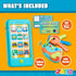 Pretend Toddler Play Phone, Learning Toy Phone Set,Keyfob Key Toy and Credit Cards Set, Kids Cellphone Toys, Girls Boys Birthday Gifts for 1 2 3 Y...