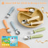 8 Pieces Toddler Utensils Set - Kids Silverware Set with Silicone Handle Children Safe 18/8 Stainless Steel Forks and Spoons Anti-Choke Design Foo...