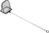 Lpraer Aquarium Fish Net 3.2" x 4" Fish Net with Extendable 7.4"-16.3" Telescopic Stainless Steel Long Handle Fine Mesh Fish Net for Fish Tank...