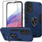 Case Compatible with Samsung Galaxy A53 5G, with Screen Protector Tempered Glass, Shockproof Phone Case with Stand, Heavy Duty Personalised Case C...