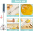 Semi-automatic Whisk, Stainless Steel Egg Beater, Hand Push Rotary Whisks Mixer Stirrer for Making Cream, Whisking, Beating and Stirring...