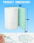 Aquarium Filter Media,Filter Floss for Fish/Turtle Tank Filters, Reused Strong Density Thick 12“ X 72”X*0.75-1” Pond Filter Media, Cut to Fit (Gre...