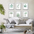 Botanical Prints Wall Art Room Decor for Bedroom Aesthetic, 8x10 Canvas Poster Unframed Set of 6, Plant Prints Leaf Posters Sage Green Decor...