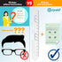 Metal PD Ruler - Pupillary Distance Ruler with Instructions for Myopia Distance Glasses, Pupil Measurement Tool for Prescription Eyeglasses with E...