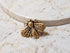 Napoleonic Bee Lapel Pin - Small Bumblebee Brooch - Antique Gold Plated...