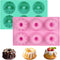 2 Pcs Mini Bundt Cake Pan, 6-Cavity Fluted Tube Cake Pan, Non-stick Silicone Baking Mold for Cupcakes, Donuts, Cornbread, Brownies, Jellies...