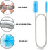 Flexible Drain Brush, 66 Inch Long Double Ended Hose Pipe and 58 Inch Tube Cleaning Brush and 2 Pack 8 Inch Straw Cleaner Brush...