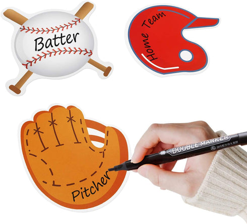 90 Pieces Baseball Paper Cut-outs Baseball Theme Cutouts for Baseball Themed Party Decoration, 3 Styles and 4.7 Inch Long...