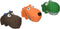 Multipet (3 Pack) Squeaky 3" Mini Latex Animal with Big Head Dog Toys, Assorted...