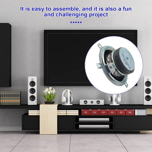 2" 8ohm 3w Arduino Speaker Full Range Speakers for Arduino, DIY Speaker Kit for Replacement Speakers (2 Pack)......