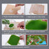 7 Pack Model Grass Cashmere Powder Green Fake Grass, Art Landscape, DIY Artificial Sand Table Micro Landscape Building...
