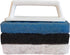 Super Scrubber with Three Different Kinds of Pads - White Brush Body and White/Blue/Black Pads...
