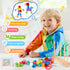 Montessori Preschool Educational Wooden toys for Toddler 3 4 5 Years Old Lacing Beads & Stacking Blocks & Shape Sorting Gifts for Kids Boy Girl El...