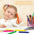 Qilery 30 Pcs Neon Color Short Triangular Fat Pencils 3.5 Inch Wood Triangular Pencil Toddler Triangle Pencil Children Jumbo Pencils for Writing D...