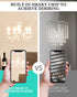 AMDTU E12 LED Bulb 100 Watt, Frosted Candelabra LED Light Bulbs, Dimmable Chandelier Light Bulbs, 2700K Soft White Light Bulbs Warm, 7W Equal 100W...