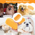Silicone Dog Grooming Brush Pet Shampoo Bath Brush Anti Skid Soothing Massage Rubber Comb Bath Dog Brush...