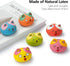 Squeaky Dog Toys Funny Animal Dog Balls for Puppy Mini Small Pet Dogs 6 Pcs/Set (Cat)...