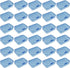 Goodma 30 Pieces Mini Rectangular Plastic Boxes Empty Storage Organizer Containers with Hinged Lids for Small Items and Other Craft Projects (Blue...