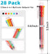 Ballpoint Pens 24 PCS 0.5mm 6-in-1 Multicolor Ballpoint Pens School Supplies Birthday Party Favors Gifts for Kids Students...