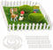 Miniature Dollhouse Fairy Garden Fence Decorative Picket Fence for DIY Diorama Crafts Project,40 Inches Long x 2 Pack (2 Pack of White)...