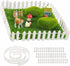 Miniature Dollhouse Fairy Garden Fence Decorative Picket Fence for DIY Diorama Crafts Project,40 Inches Long x 2 Pack (2 Pack of White)...