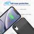 Battery Case for iPhone XR, 7000mAh Slim Portable Protective Charging case Compatible with iPhone XR (6.1 inch) Rechargeable Battery Pack Charger ...