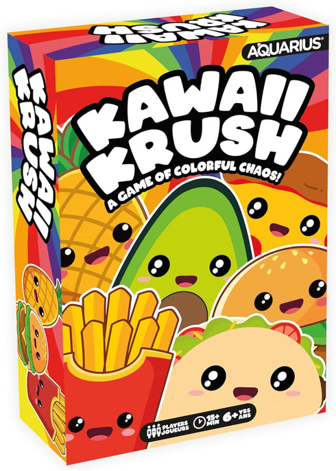 AQUARIUS Kawaii Krush Card Game - Fun Family Party Game for Kids, Teens & Adults - Entertaining Family Game Night Gift - 2 to 7 Players - Ages 6 &...