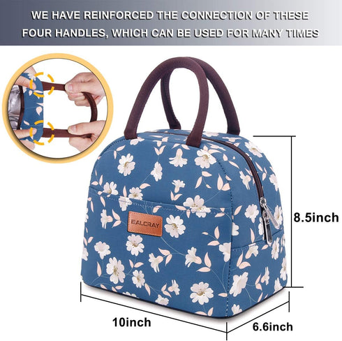 BALORAY Lunch Bag for Women Men Insulated Lunch Box for Adult Reusable Lunch Tote Bag for Work, Picnic or Travel (Morning Glory)...