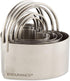 RSVP International Endurance Heart Shape Biscuit Cutters - Stainless Steel, Set of 4 | Nest for Easy Storage | For Cutting Thick or Thin Dough | P...