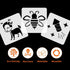 16 Pack Stencils for Baby Shower Cute Onesie Stencil Kit for Fabric Paint Baby Shower Stencils for Painting Bodysuit...