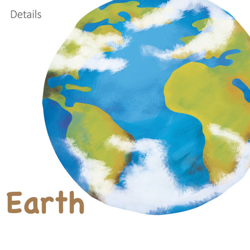 Decowall DS8-1307 Planets in The Space Kids Wall Decals Wall Stickers Peel and Stick Removable Wall Stickers for Kids Nursery Bedroom Living Room...