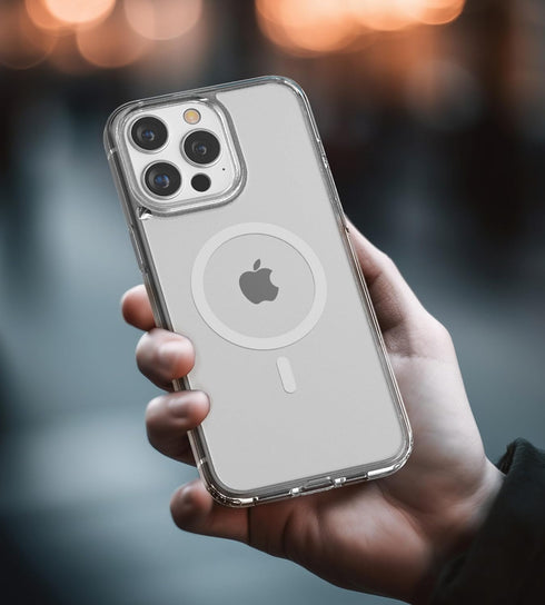 ENCASED Privacy Case, Designed for iPhone 15 Pro (2023) Slim-fit Clear Case with Anti-Spy Screen Protector, 9H Tempered Glass (Compatible with Mag...